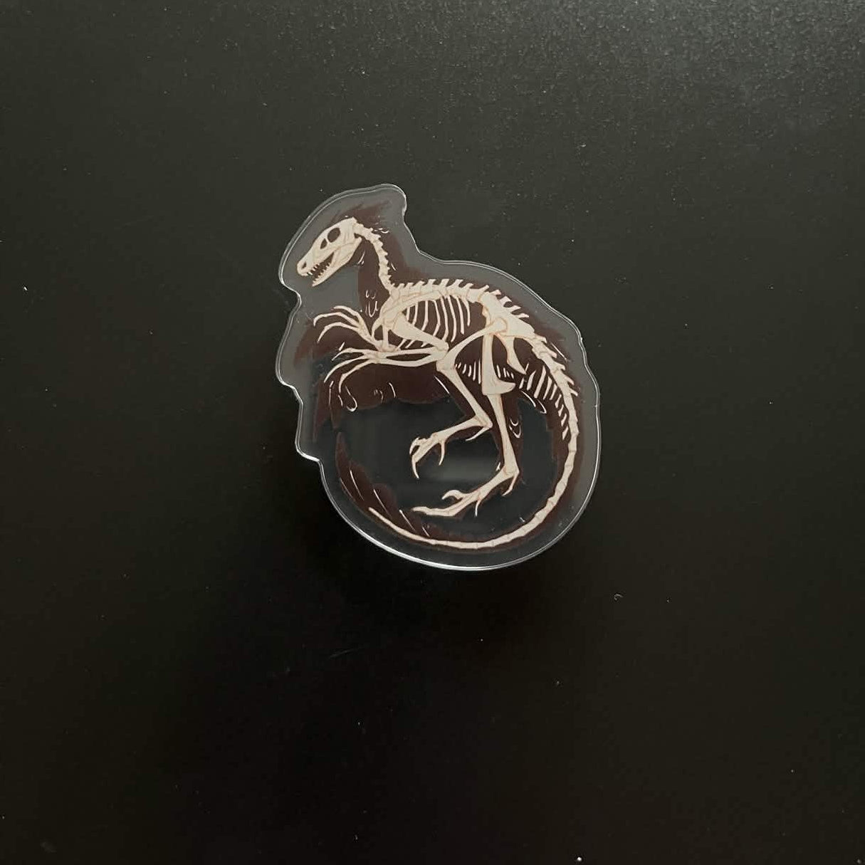 Macabre Fossil - Acrylic Pin