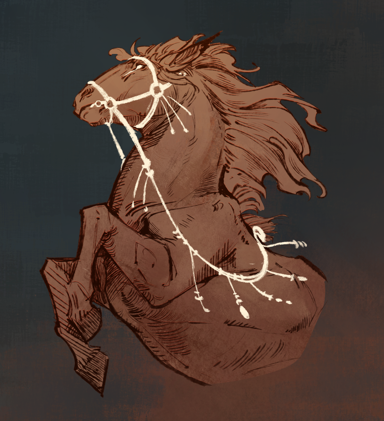 Folklore Horse - Print